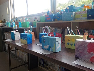 6年図工 くるくる クランク 半田市立亀崎小学校